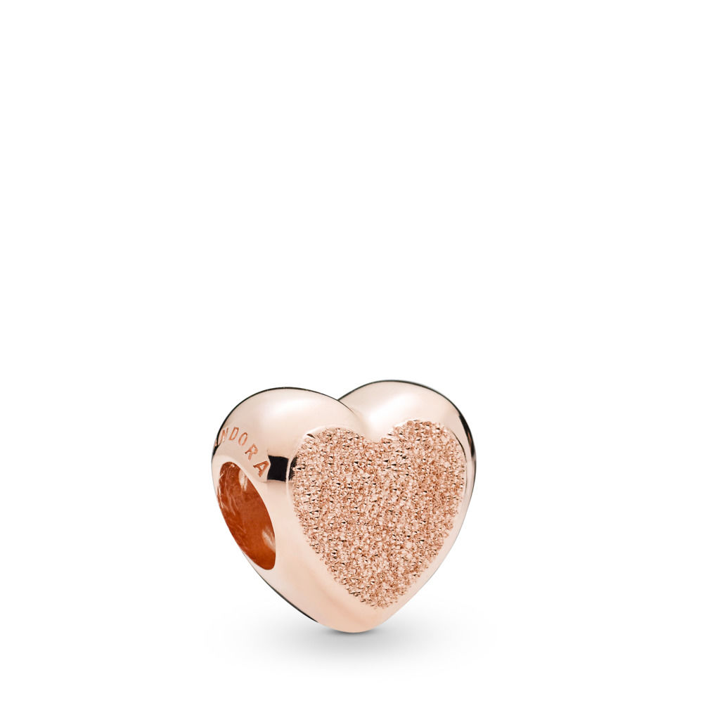 pandora matte brilliance heart berlock 787881