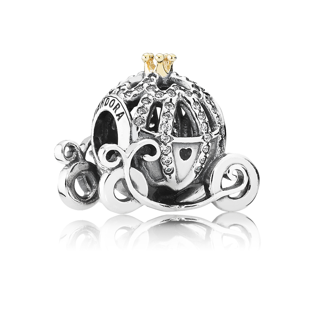 Disney, PANDORA Cinderella's Pumpkin Coach Berlock 791573CZ