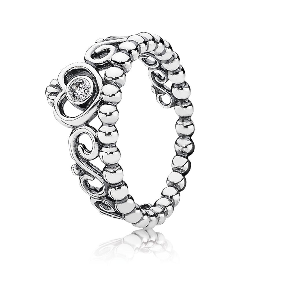 pandora princess tiara crown ring 190880cz